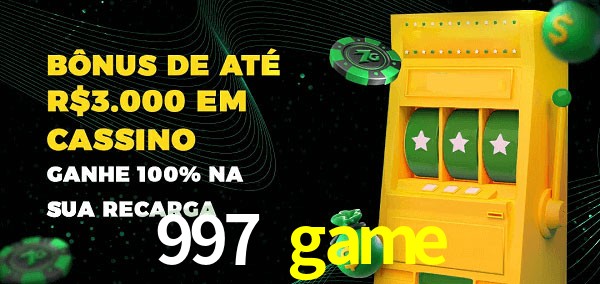 997 game melhor bônus de depósito